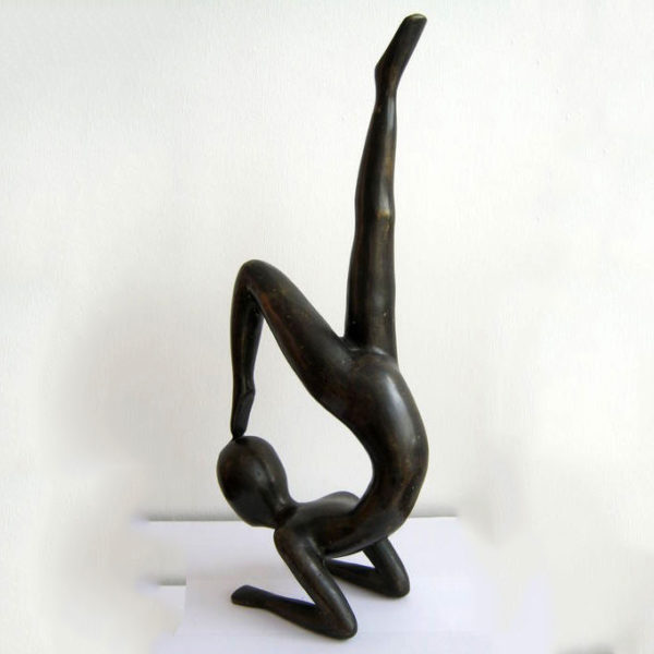 Modern design abstract figure bronze bust sculpture