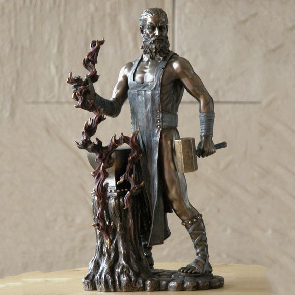 Bronze Sculpture Hephaestus Home Decor Figurine