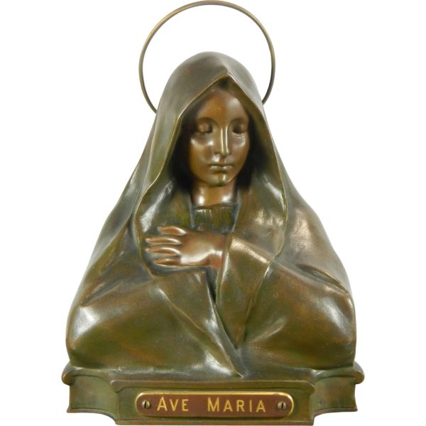 Metal Figurines Virgin Mary Home Decor Bronze Statues