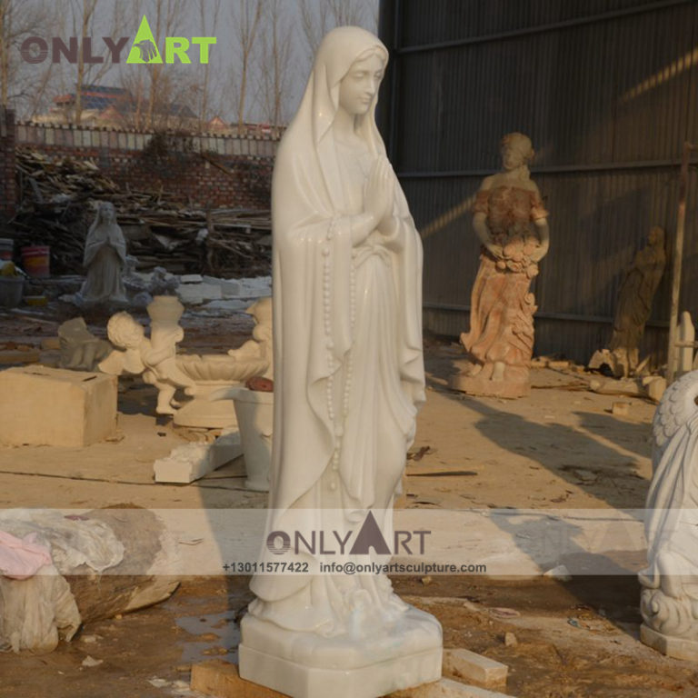 Marble Mary Statue - www.onlyartsculpture.com