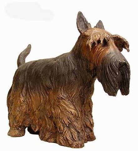 outdoors ; indoor ; bronze statue ; decorate ; Large scale ; City decoration ; garden ; Park decoration ; Dog ; Dog sculpture ; Dog statue ; Life Size ; Outdoor Garden Ornament decoration animal sculpture bronze dog statue