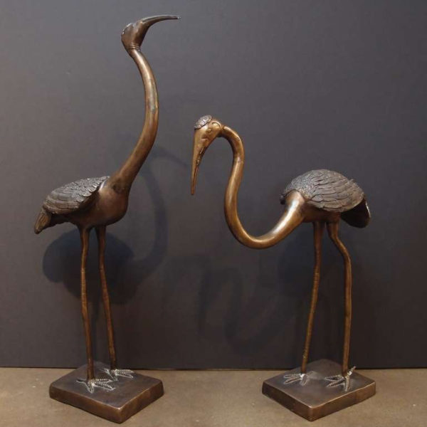 outdoors ; indoor ; bronze statue ; decorate ; Large scale ; City decoration ; garden ; Park decoration ; Bird ; Bird sculpture ; Bird statue ; Life Size ; popular style garden decorative art outdoor cast bronze water bird sculpture 