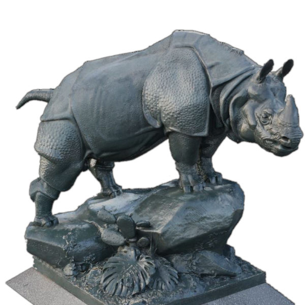 outdoors ; indoor ; bronze statue ; decorate ; Large scale ; City decoration ; garden ; Park decoration ; Rhino ; Rhino sculpture ; Rhino statue ; Life Size ; high quality metal arts bronze animal the rhino rhinoceros statue sculpture