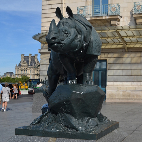 outdoors ; indoor ; bronze statue ; decorate ; Large scale ; City decoration ; garden ; Park decoration ; Rhino ; Rhino sculpture ; Rhino statue ; Life Size ; Hot Casting Outdoor Garden Bronze Animal Metal Rhino Sculpture