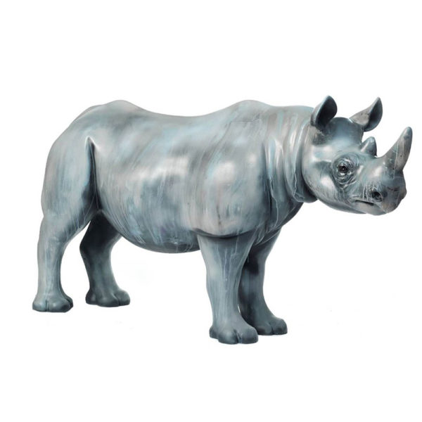 outdoors ; indoor ; bronze statue ; decorate ; Large scale ; City decoration ; garden ; Park decoration ; Rhino ; Rhino sculpture ; Rhino statue ; Life Size ; high quality metal arts bronze animal the rhino rhinoceros statue sculpture