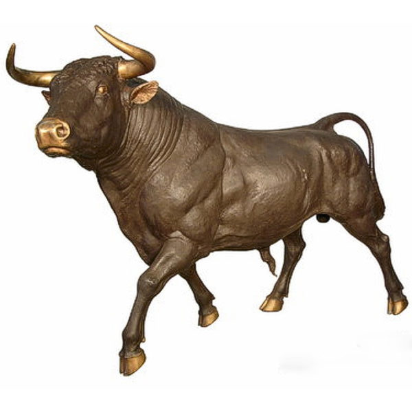 outdoors ; indoor ; bronze statue ; decorate ; Large scale ; City decoration ; garden ; Park decoration ; Bull ; Bull sculpture ; Bull statue ; Life Size ; Outdoor large Casting metal life size bronze bull sculpture
