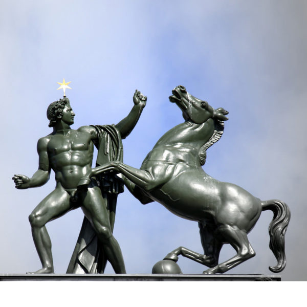 outdoors ; indoor ; bronze statue ; decorate ; Large scale ; City decoration ; garden ; Park decoration ; horse ; horse sculpture ; Horse statue ; Decorative Garden Bronze Jumping Horse Sculpture