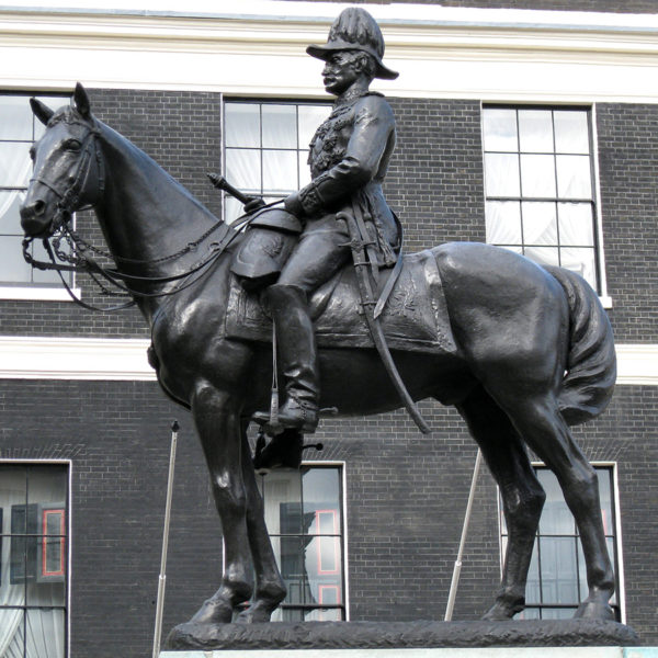 OAS-Horse (267) outdoors ; indoor ; bronze statue ; decorate ; Large scale ; City decoration ; garden ; Park decoration ; horse ; horse sculpture ; Horse statue ; Western style modern decoration bronze ride horse statue sculpture