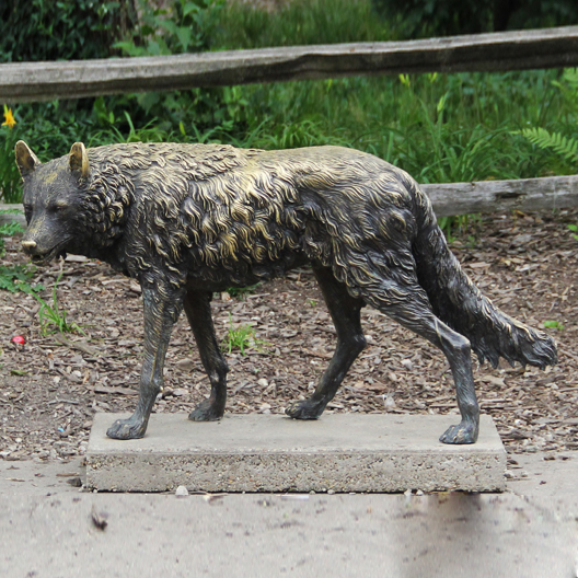 Bronze Sculpture Onlyartsculpture Com, Large Outdoor Wolf Statues