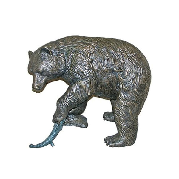 bear (56) outdoors ; indoor ; bronze statue ; decorate ; Large scale ; City decoration ; garden ; Park decoration ; Bear ; Bear sculpture ; Bear statue ; Life Size ; Large life size animal outdoor garden decoration bronze bear sculpture