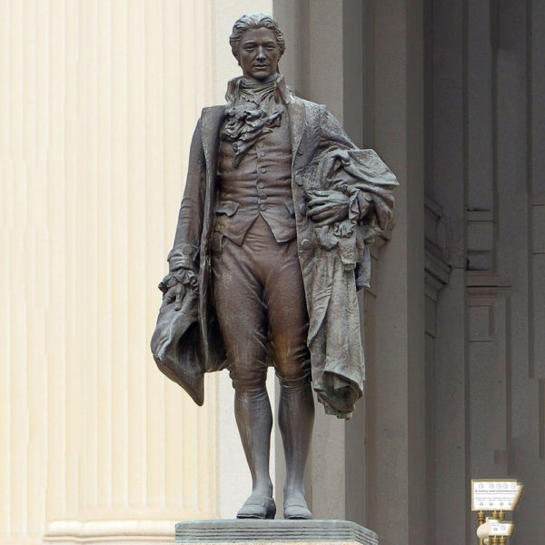 Life size Famous figure Alexander Bronze statue