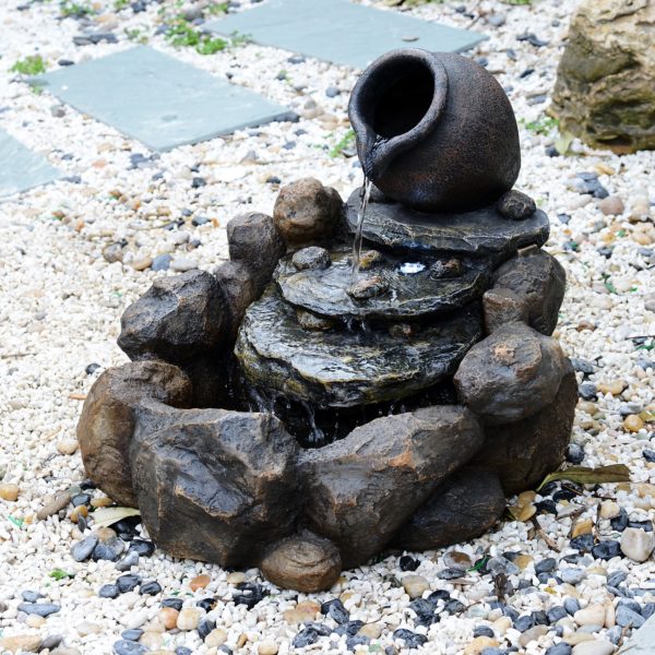  big statue garden sculpture hotel bronze sculpture and fountain