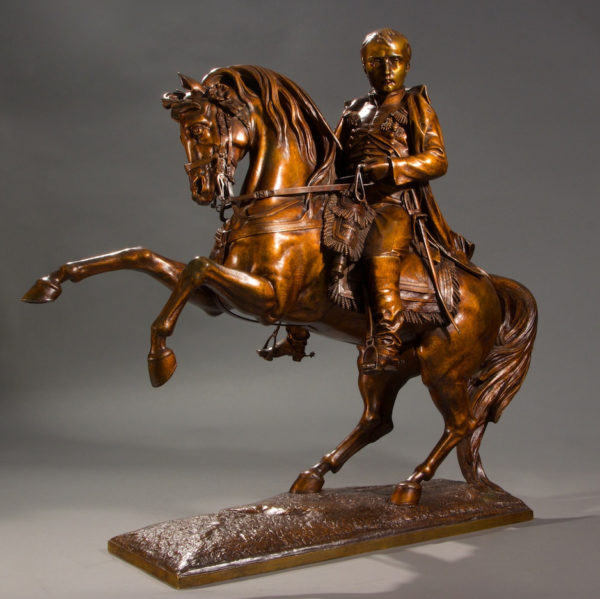 Napoleon-23 Bronze life size Napoleon bronze sculpture riding statue