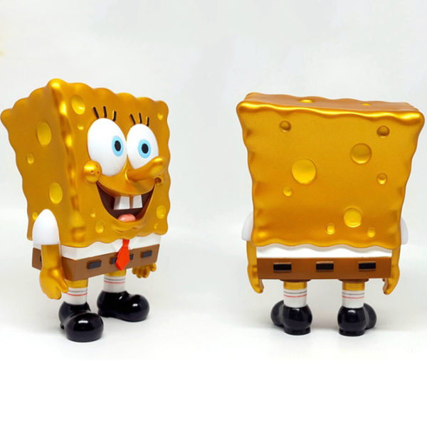 outdoors ; indoor ; Fiberglass statue ; decorate ; Large scale ; City decoration ; garden ; Park decoration ; SpongeBob ; SpongeBob sculpture ; SpongeBob statue ; Life Size ; cartoon ; Fiberglass Kindergarten Decorative Bespoke Cartoon SpongeBob statue