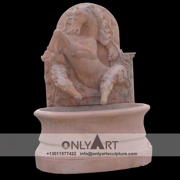 Fountain Marble Sculpture ; Marble Fountain ; stone Fountain ; Indoor ; Outdoor ; Hand carved ; life size ; Large ; Ball ; Wall Fountain ; High quality stone garden wall fountain