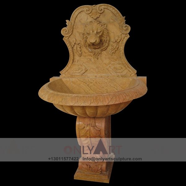 Fountain Marble Sculpture ; Marble Fountain ; stone Fountain ; Indoor ; Outdoor ; Hand carved ; life size ; Large ; Ball ; Wall Fountain ; Cheap lion head Marble Water Wall Fountain