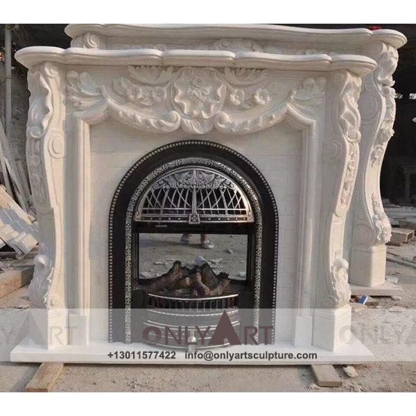 outdoor ; art figurines ; home decoration ; New Designed ; Marble Fireplace ; indoor decoration antique fireplace frame