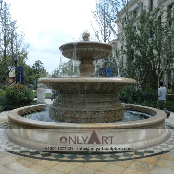 Fountain Marble Sculpture ; Marble Fountain ; stone Fountain ; Indoor ; Outdoor ; Hand carved ; life size ; Large ; Outdoor large garden stone fountain with carvings