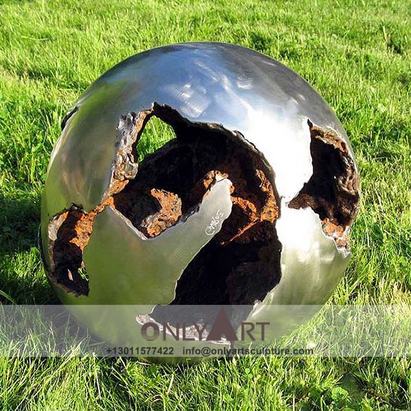 OALS-0231 Stainless Steel Sculpture ; Stainless Steel chair ; Home decoration ; Outdoor decoration ; City Sculpture ; Colorful ; Corten Sculpture ; Outdoor garden landscape abstract stainless steel ball sculpture