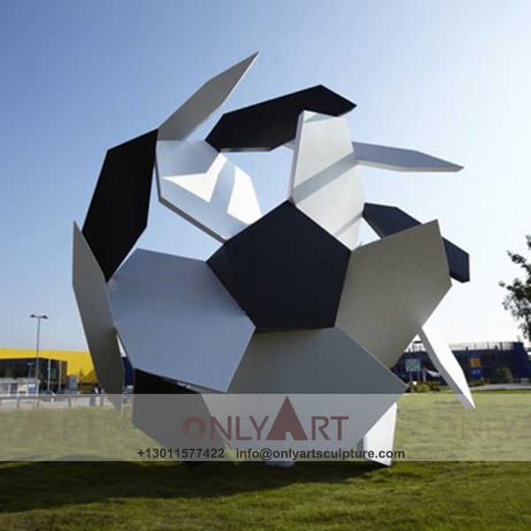 OALS-0365 Stainless Steel Sculpture ; Stainless Steel chair ; Home decoration ; Outdoor decoration ; City Sculpture ; Colorful ; Corten Sculpture ; Modern geometric design of stainless steel urban landscape sculpture