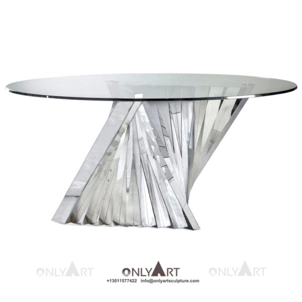 OALS-3383 Custom modern high quality interior decoration stainless steel furniture crafts sculpture