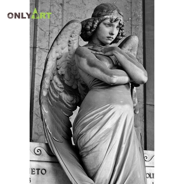 OAM-T139 Marble Angel Statue