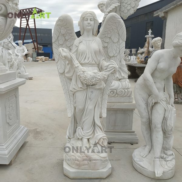 OAM-T190 Marble Angel Statue