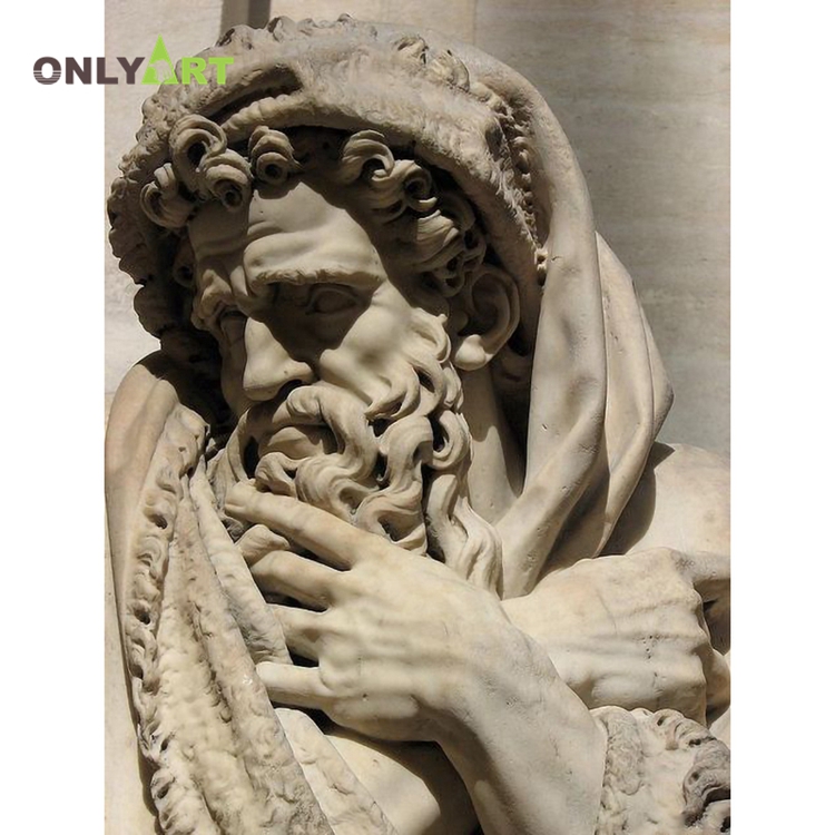 roman man with lion statue No.4