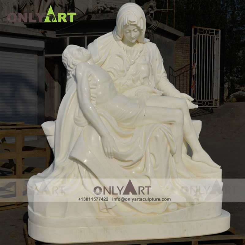 marble mary statue