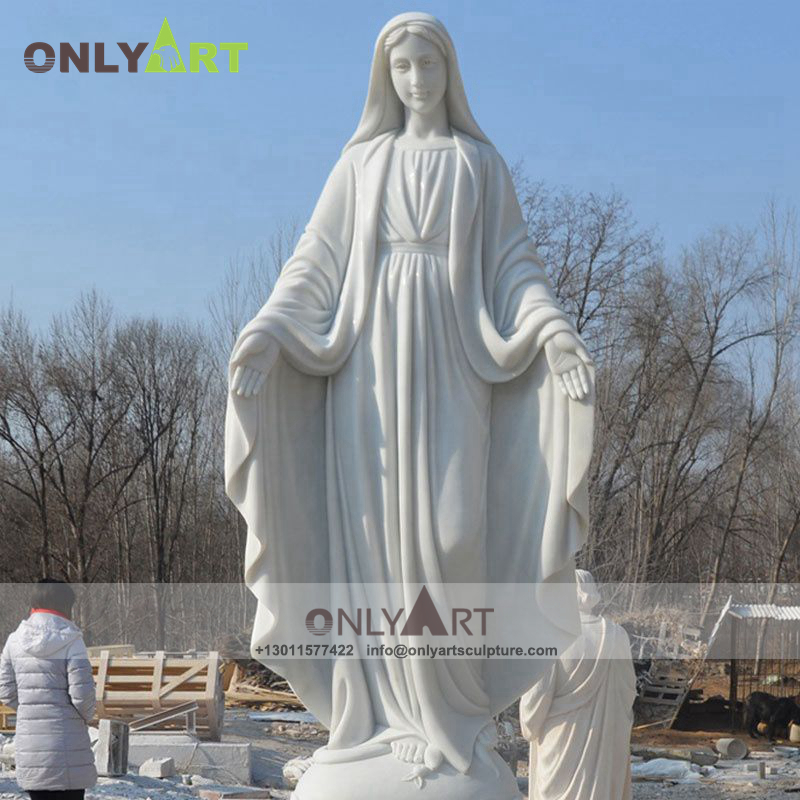 virgin mary statue