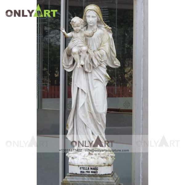 Mary(4114) marble mary statue , virgin mary , marble statue , statue , sculpture , church decoration , square decoration , religion , Christ , outdoors , indoor, natural stone , life size , mary , catholic decoration , mother mary , black madonna statue , madonna