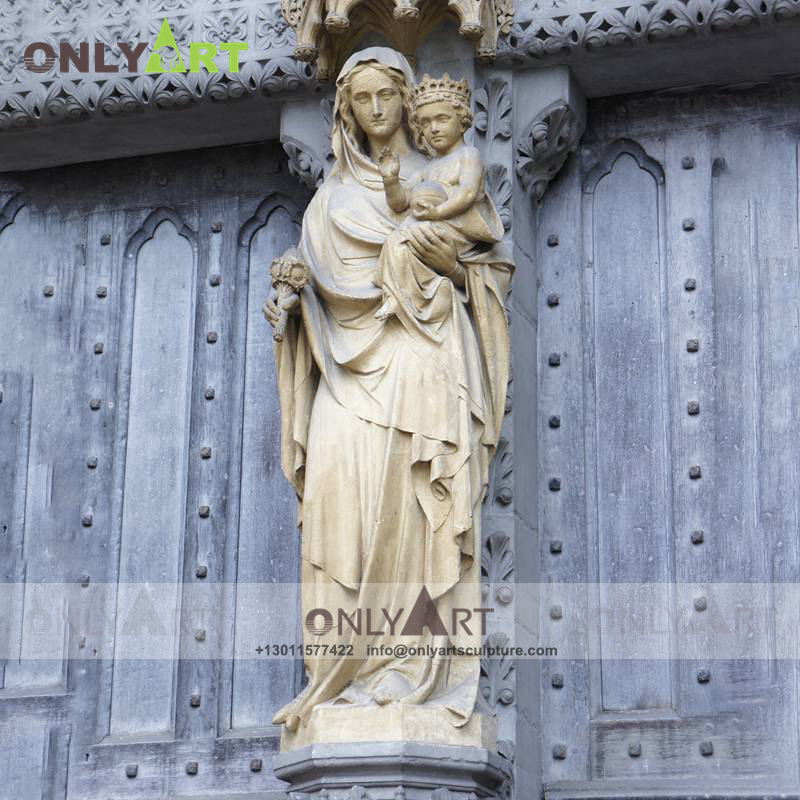 marble mary statue , virgin mary , marble statue , statue , sculpture , church decoration , square decoration , religion , Christ , outdoors , indoor, natural stone , life size , mary , catholic decoration , mother mary , black madonna statue , madonna , st mary