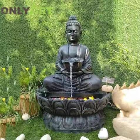 Natural Stone Marble Buddha Water Fountain For Sale